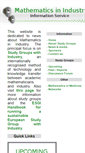 Mobile Screenshot of maths-in-industry.org